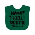 thumbnail image 1 of Inktastic Mama's Little Bestie with Arrow and Hearts Boys or Girls Baby Bib, 1 of 4
