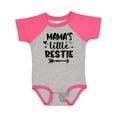 thumbnail image 1 of Inktastic Mama's Little Bestie with Arrow and Hearts Boys or Girls Baby Bodysuit, 1 of 5
