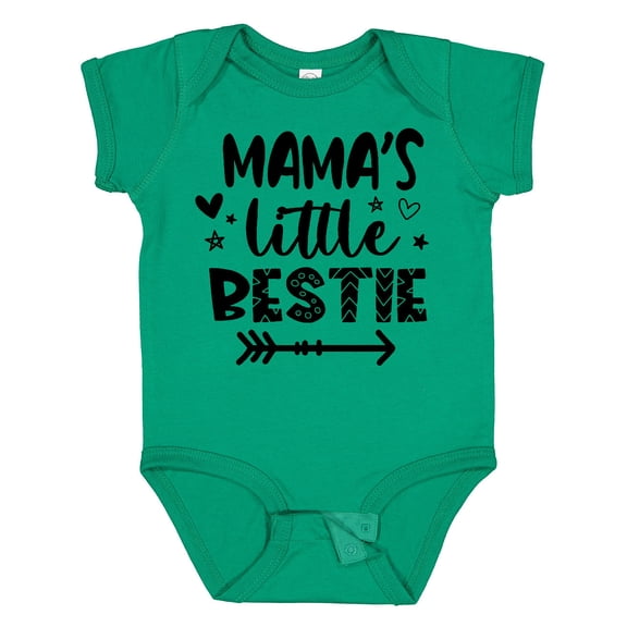 Inktastic Mama's Little Bestie with Arrow and Hearts Boys or Girls Baby Bodysuit
