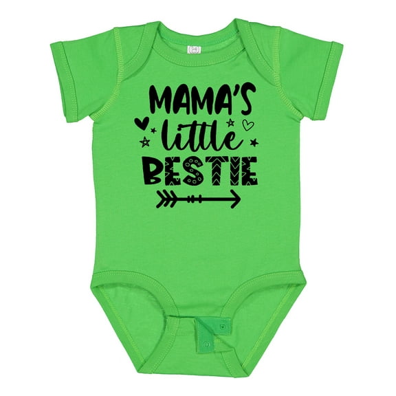Inktastic Mama's Little Bestie with Arrow and Hearts Boys or Girls Baby Bodysuit