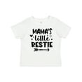 thumbnail image 1 of Inktastic Mama's Little Bestie with Arrow and Hearts Boys or Girls Baby T-Shirt, 1 of 5