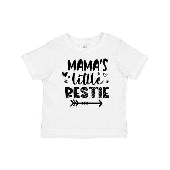 Inktastic Mama's Little Bestie with Arrow and Hearts Boys or Girls Baby T-Shirt