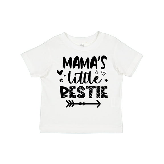 Inktastic Mama's Little Bestie with Arrow and Hearts Boys or Girls Toddler T-Shirt
