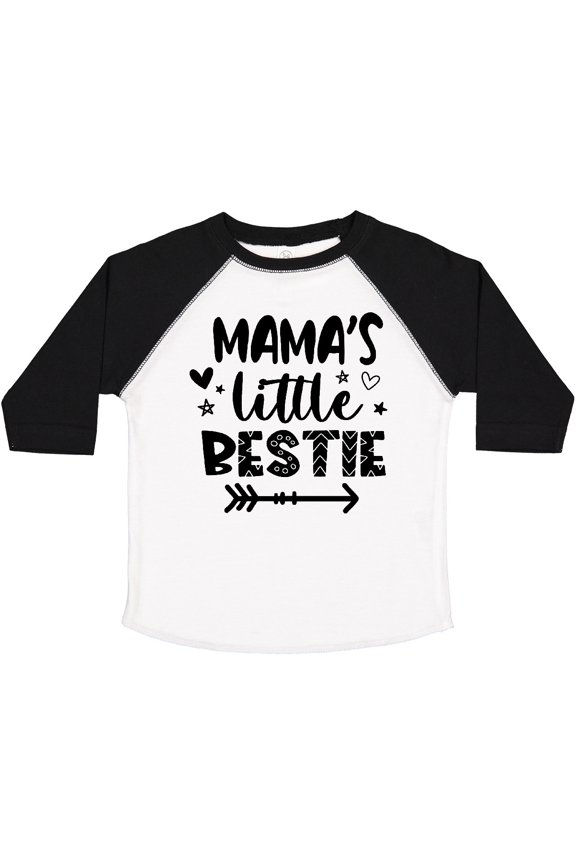 Mama's Little Bestie with Arrow and Hearts Boys or Girls Toddler T-Shirt