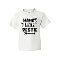 thumbnail image 1 of Inktastic Mama's Little Bestie with Arrow and Hearts Youth T-Shirt, 1 of 5