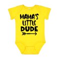 thumbnail image 1 of Inktastic Mama's Little Dude with Arrow Boys Baby Bodysuit, 1 of 5