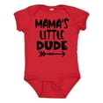 thumbnail image 1 of Inktastic Mama's Little Dude with Arrow Boys Baby Bodysuit, 1 of 5