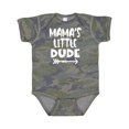 thumbnail image 1 of Inktastic Mama's Little Dude with Arrow Boys Baby Bodysuit, 1 of 5