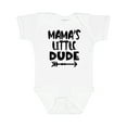 thumbnail image 1 of Inktastic Mama's Little Dude with Arrow Boys Baby Bodysuit, 1 of 5