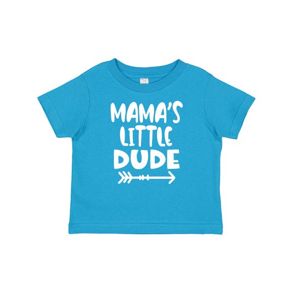 Inktastic Mama's Little Dude with Arrow Boys Baby T-Shirt