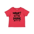 thumbnail image 1 of Inktastic Mama's Little Dude with Arrow Boys Baby T-Shirt, 1 of 5