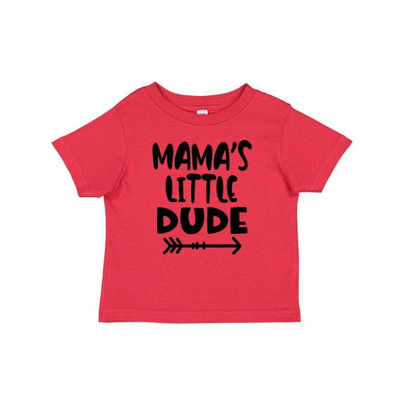 Inktastic Mama's Little Dude with Arrow Boys Baby T-Shirt