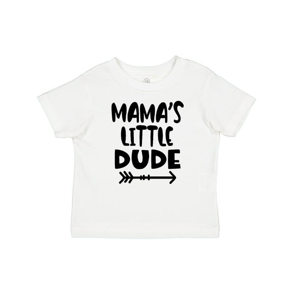 Inktastic Mama's Little Dude with Arrow Boys Baby T-Shirt