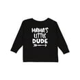 thumbnail image 1 of Inktastic Mama's Little Dude with Arrow Boys Long Sleeve Toddler T-Shirt, 1 of 5