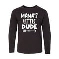 thumbnail image 1 of Inktastic Mama's Little Dude with Arrow Long Sleeve Youth T-Shirt, 1 of 5