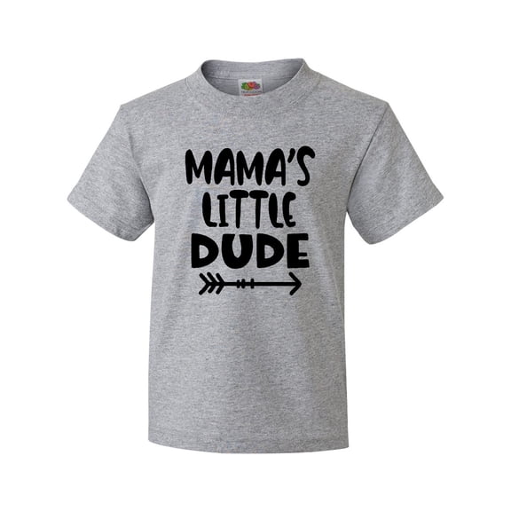 Inktastic Mama's Little Dude with Arrow Youth T-Shirt