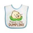 thumbnail image 1 of Inktastic Mama's Little Dumpling Boys or Girls Baby Bib, 1 of 4