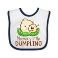 thumbnail image 1 of Inktastic Mama's Little Dumpling Boys or Girls Baby Bib, 1 of 4