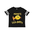 thumbnail image 1 of Inktastic Mama's Little Guppy Cute Yellow Fish Boys or Girls Toddler T-Shirt, 1 of 5