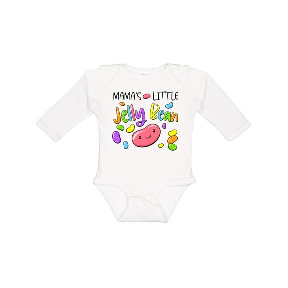 Inktastic Mama's Little Jellybean Cute Easter Candy Boys or Girls Long Sleeve Baby Bodysuit
