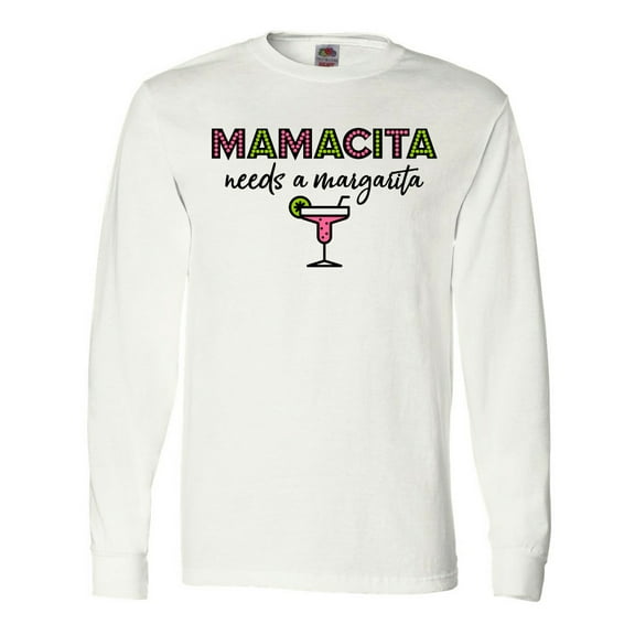 Inktastic Mamacita Margarita Long Sleeve T-Shirt