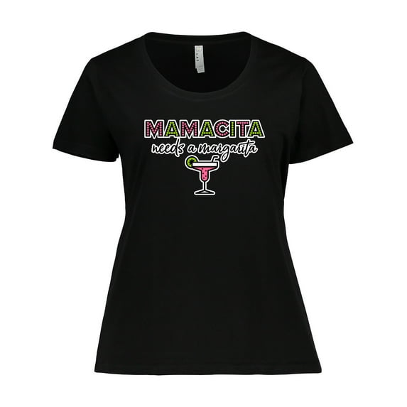 Inktastic Mamacita Margarita Women's Plus Size T-Shirt