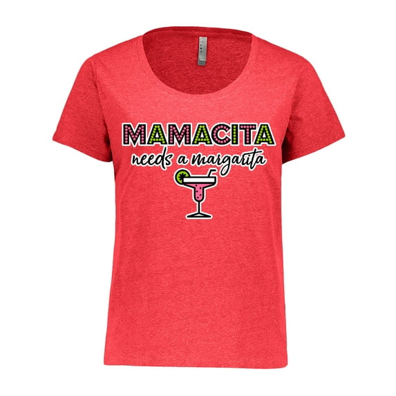 Inktastic Mamacita Margarita Women's Plus Size T-Shirt