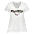 thumbnail image 1 of Inktastic Mamacita Margarita Women's Plus Size V-Neck T-Shirt, 1 of 5