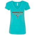 thumbnail image 1 of Inktastic Mamacita Margarita Women's V-Neck T-Shirt, 1 of 5