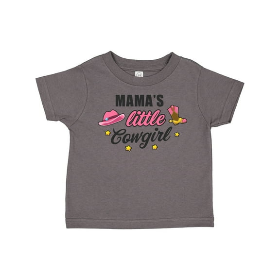Inktastic Mamas Little Cowgirl with Cowgirl Hat and Boots Girls Toddler T-Shirt