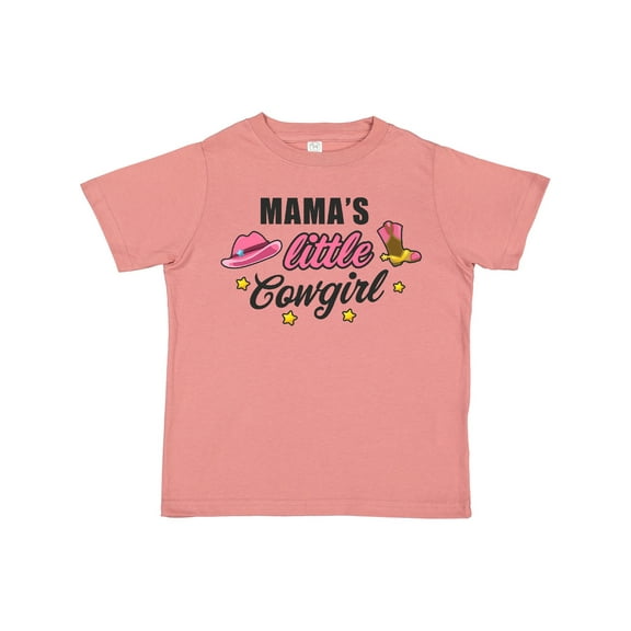 Inktastic Mamas Little Cowgirl with Cowgirl Hat and Boots Girls Toddler T-Shirt