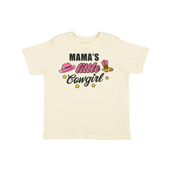 Inktastic Mamas Little Cowgirl with Cowgirl Hat and Boots Girls Toddler T-Shirt
