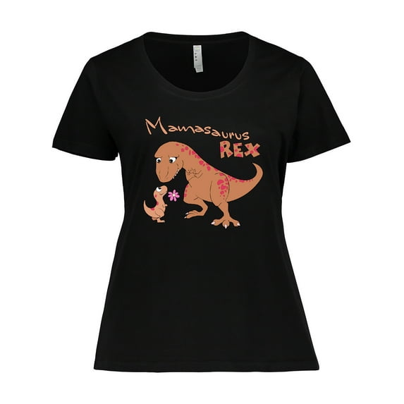 Inktastic Mamasaurus Rex Mother's Day Women's Plus Size T-Shirt