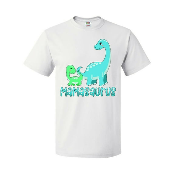Inktastic Mamasaurus with Cute Brontosaurus Family T-Shirt