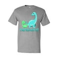 thumbnail image 1 of Inktastic Mamasaurus with Cute Brontosaurus Family T-Shirt, 1 of 5