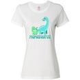thumbnail image 1 of Inktastic Mamasaurus with Cute Brontosaurus Family Women's T-Shirt, 1 of 5