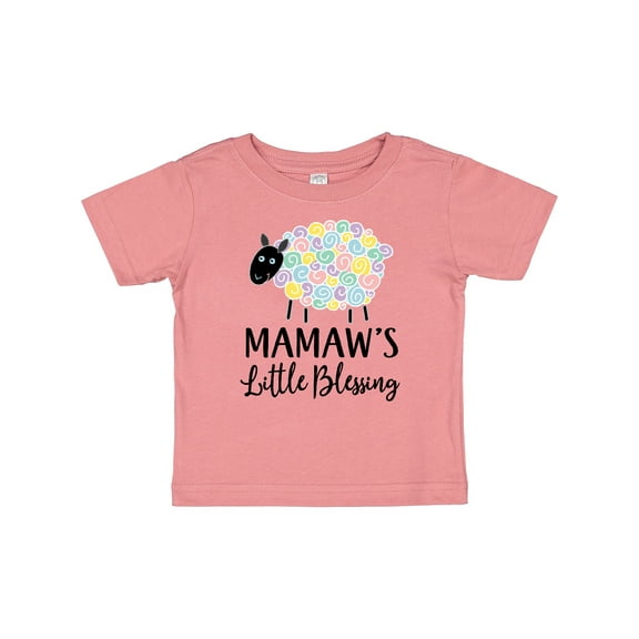 Inktastic Mamaw Gift For Grandchild Girls Girls Baby T-Shirt