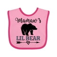 thumbnail image 1 of Inktastic Mamaw Grandma Lil Bear Grandson Gift Boys Baby Bib, 1 of 4