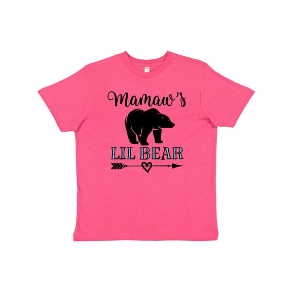 Inktastic Mamaw Grandma Lil Bear Grandson Gift Youth T-Shirt