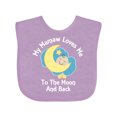 thumbnail image 1 of Inktastic Mamaw Grandma Loves Me Girls Boys Boys or Girls Baby Bib, 1 of 4