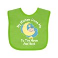 thumbnail image 1 of Inktastic Mamaw Grandma Loves Me Girls Boys Boys or Girls Baby Bib, 1 of 4