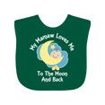 thumbnail image 1 of Inktastic Mamaw Grandma Loves Me Girls Boys Boys or Girls Baby Bib, 1 of 4