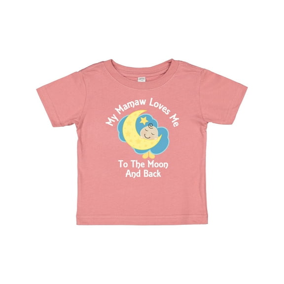Inktastic Mamaw Grandma Loves Me Girls Boys Boys or Girls Baby T-Shirt