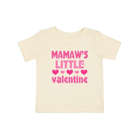 Inktastic Mamaw Little Valentine Grandchild Girls Baby T-Shirt