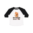 thumbnail image 1 of Inktastic Mamaw Loves Me Girl Granddaughter Cat Girls Toddler T-Shirt, 1 of 5