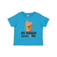thumbnail image 1 of Inktastic Mamaw Loves Me Girl Granddaughter Cat Girls Toddler T-Shirt, 1 of 5