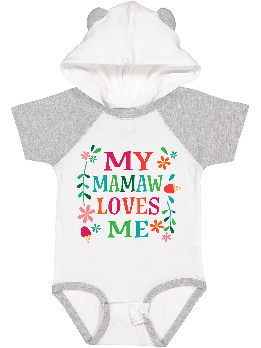 Inktastic Mamaw Loves Me Girls Apparel Girls Baby Bodysuit