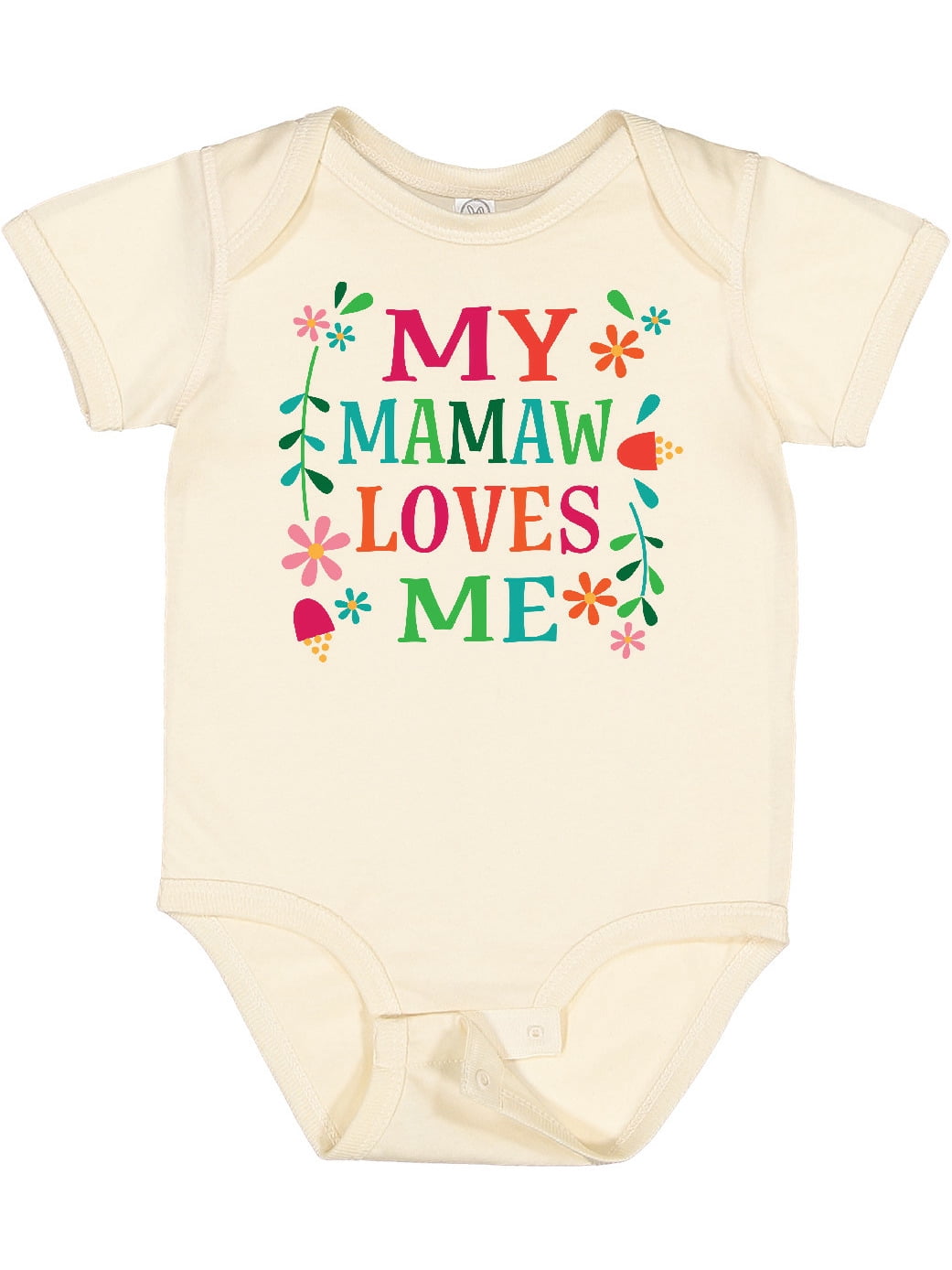 Inktastic Mamaw Loves Me Girls Apparel Girls Baby Bodysuit