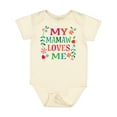 thumbnail image 1 of Inktastic Mamaw Loves Me Girls Apparel Girls Baby Bodysuit, 1 of 5