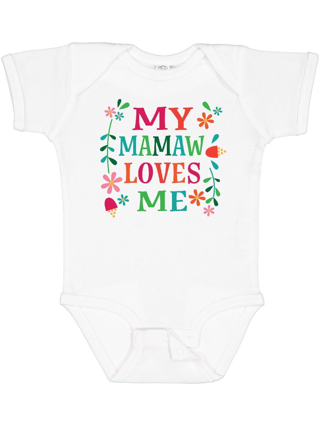 Inktastic Mamaw Loves Me Girls Apparel Girls Baby Bodysuit